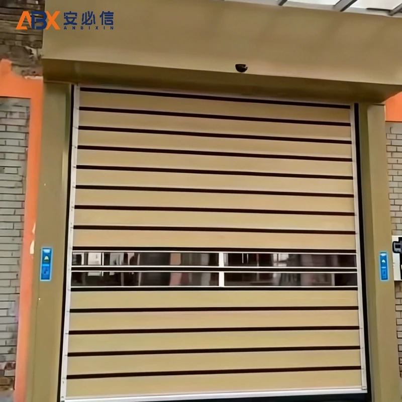 四平螺旋式高速门